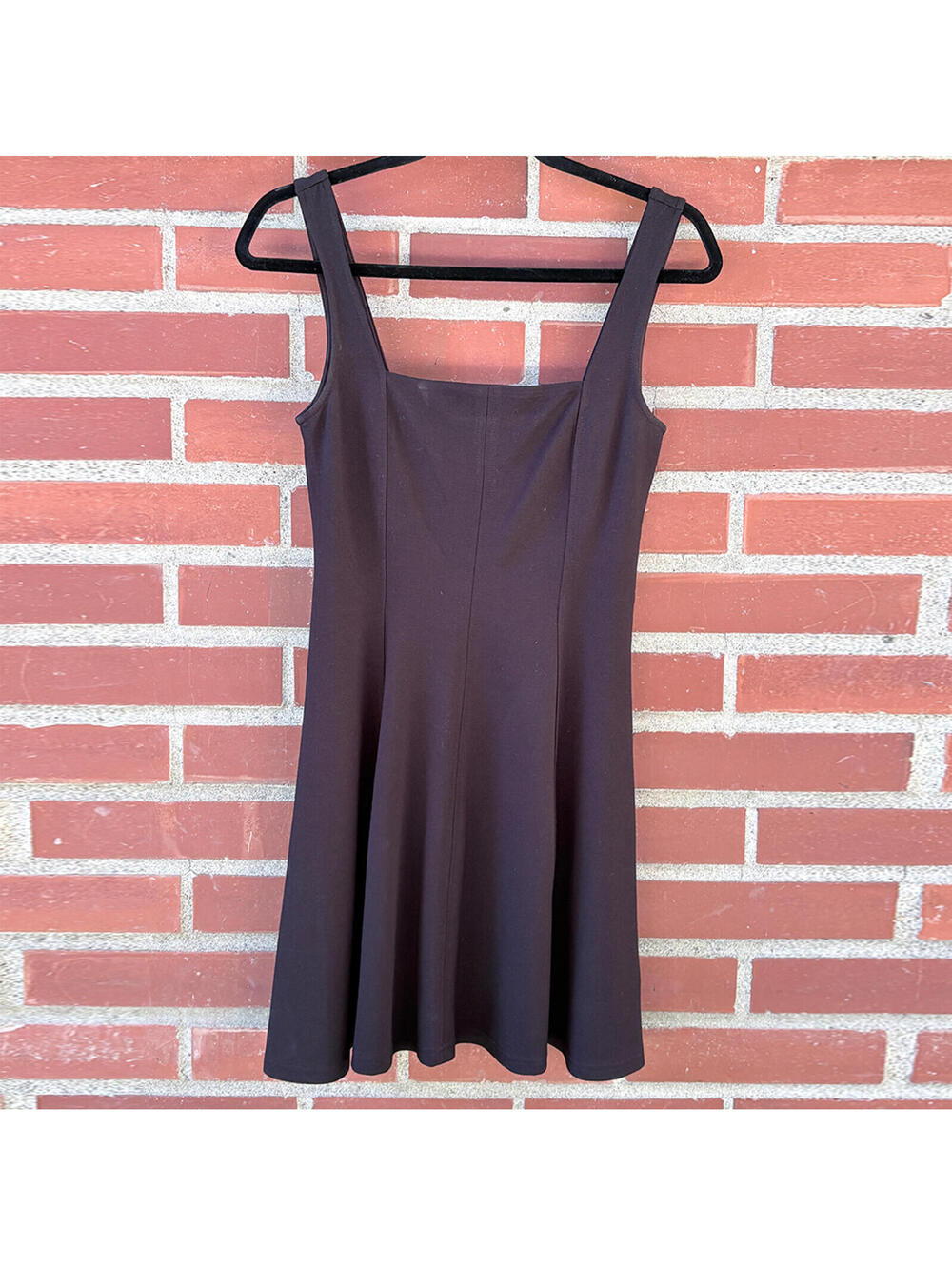 Women's Black Sleeveless Flared Dress Size S